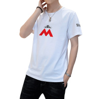 稻草人(Mexican)男士短袖t恤夏季圆领修身棉潮流男装半截袖休闲上衣服百搭