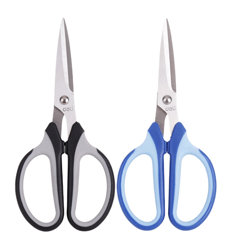 得力(deli)6018DJ点睛 剪刀美工剪办公用品剪子不锈钢家用大号剪纸裁剪缝纫剪(颜色随机发)