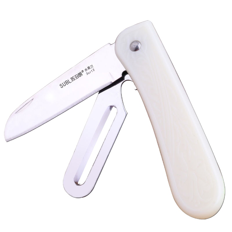 3号款双折叠刀 水果刀宿舍用多功能折叠便携式水果刀套装便携随身小巧瓜果刀