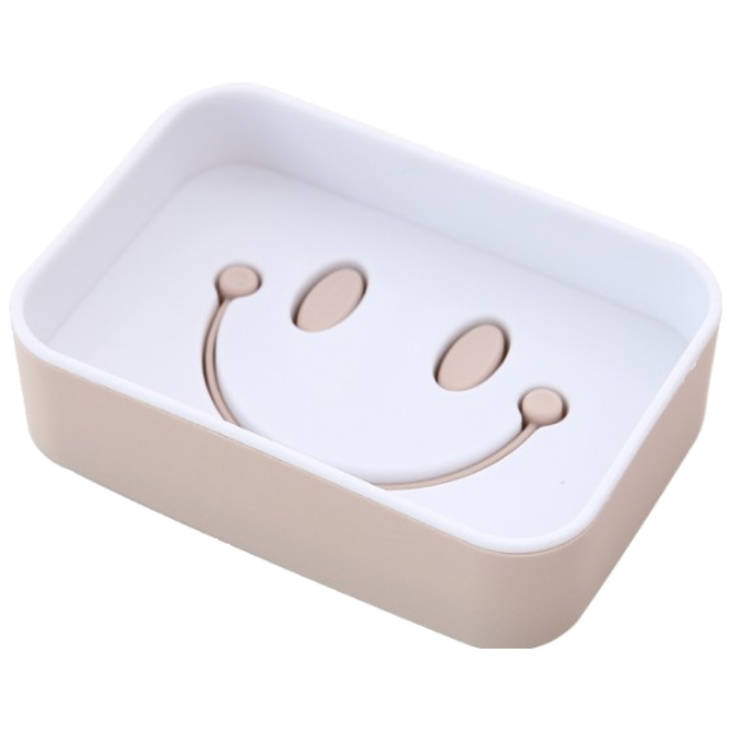 权夫人笑脸沥水香皂盒洗脸手工皂盒 卫浴无痕贴壁挂香皂托盘肥皂架