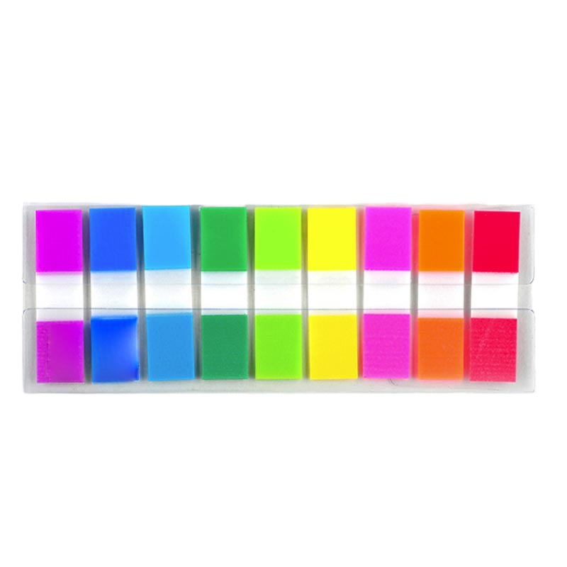 萃姿尔(TRESOR) 多色告示贴 抽取式指示标签 便签贴 683-9CF(9色)