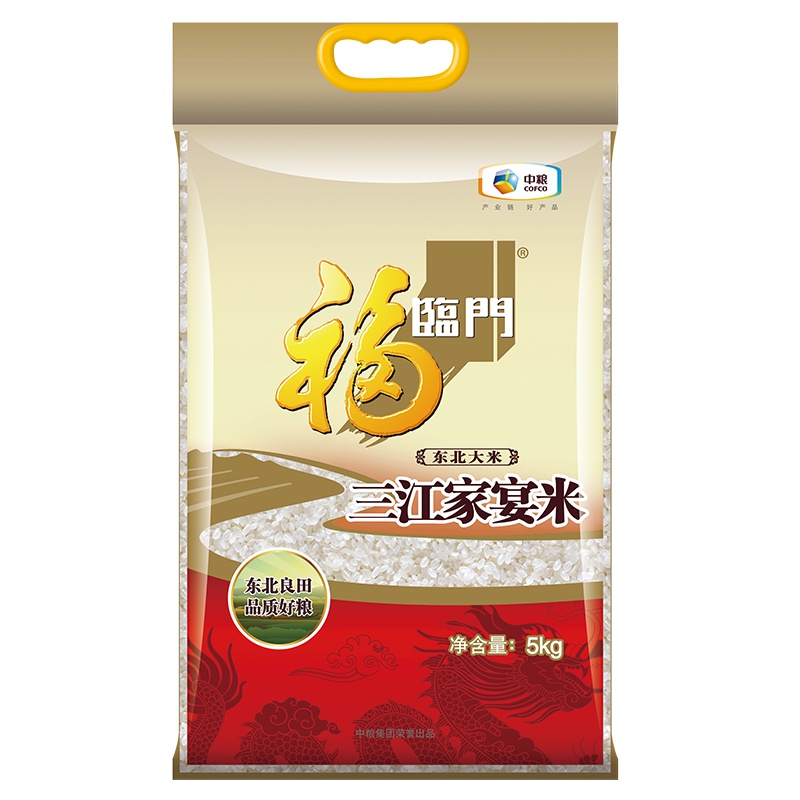 福临门 三江家宴米5kg 粳米