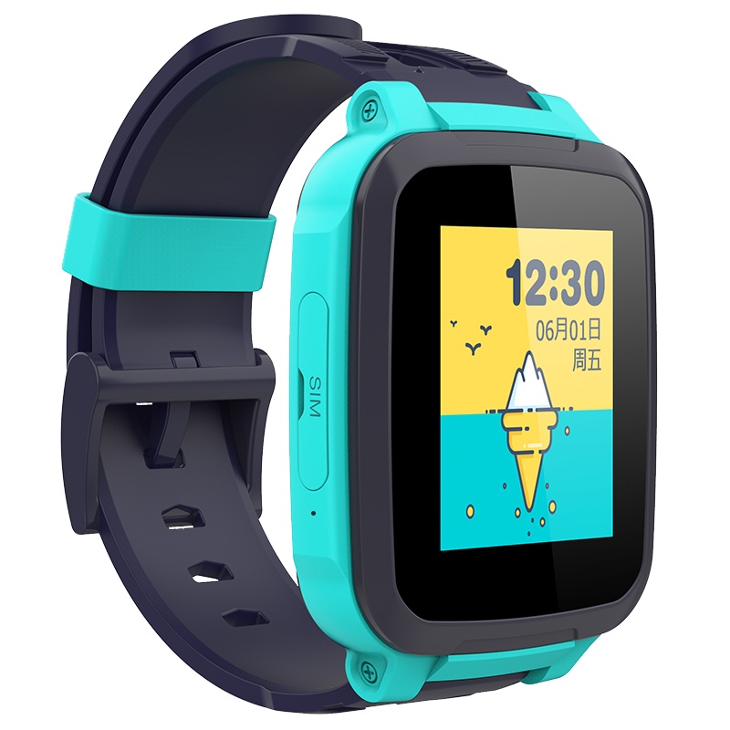 360儿童手表SE5宝石蓝GPS定位高清屏幕儿童学生手机手环超长待机防水智能超薄机身电话手表