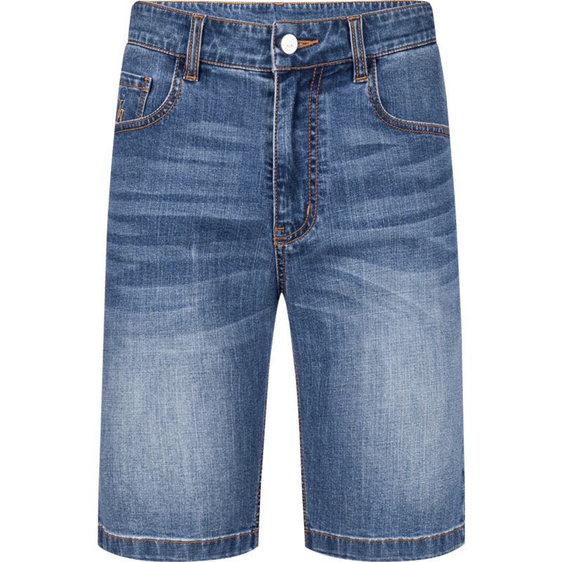 【冰氧吧】柒牌男装2021夏季时尚百搭青年短裤潮流街头凉爽牛仔裤