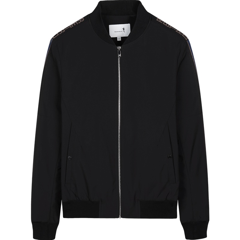 与狼共舞夹克男韩版潮流2019秋季新款修身刺绣棒球服男士外套XK