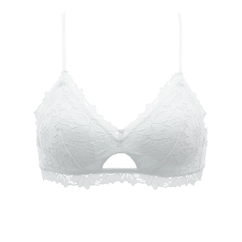 歌瑞尔甜美蕾丝无钢圈性感薄款内衣大胸显小女士文胸罩 180733A