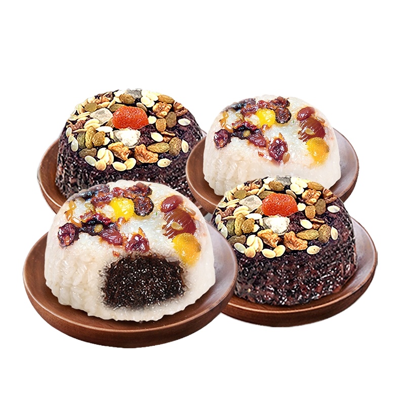 八宝饭350g*4袋豆沙甜糯米饭点心早餐充饥网红休闲特色小吃美食 血糯八宝饭*4碗