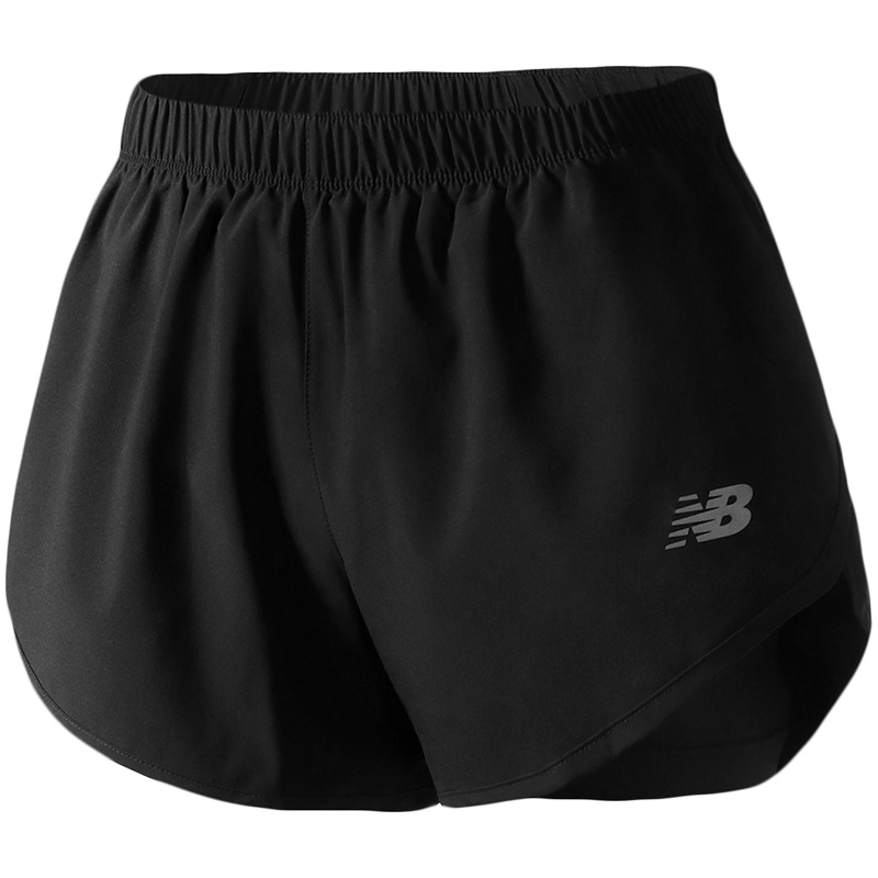 New Balance女装运动短裤时尚梭织休闲系带运动服WS91826-BK.