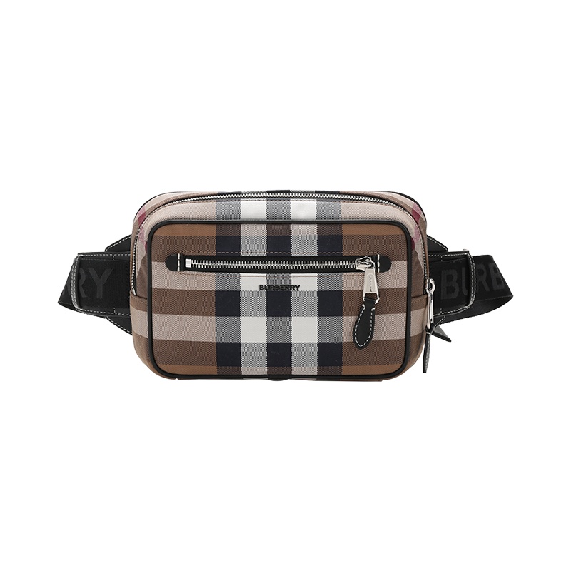 博柏利 BURBERRY 男款织物胸包腰包斜挎包80420381