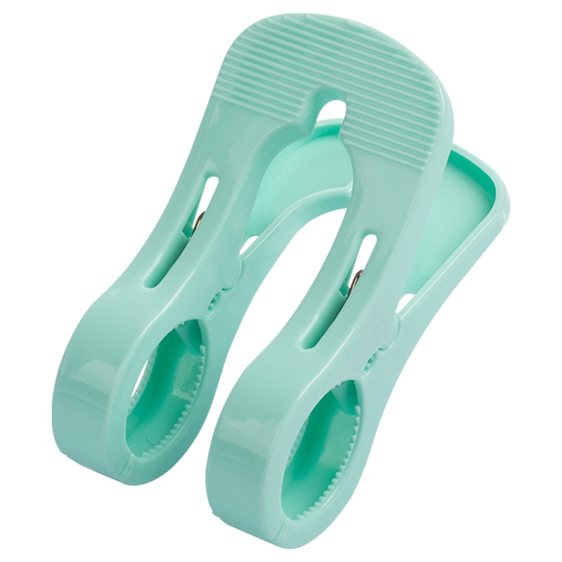 茶花大夹子晾被子的塑料夹晒防风夹子衣架衣服固定晾衣夹大号被夹