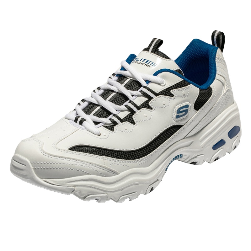 Skechers斯凯奇男鞋复古绑带老爹鞋舒适时尚休闲运动跑步鞋888002