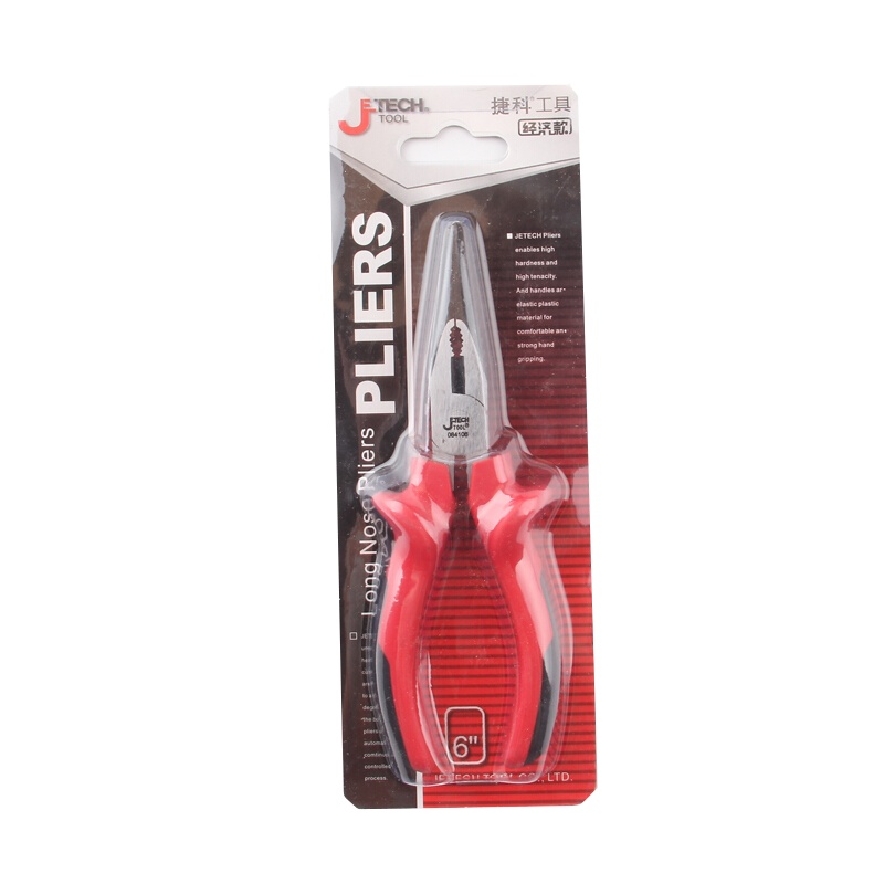 捷科(JETECH)RPC-6 6"尖嘴钳多功能长嘴钳 单位(件)