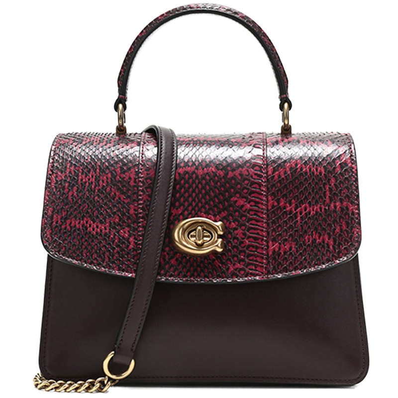 COACH 蔻驰 奢侈品 女士专柜款PARKER系列23号小号皮革手提包单肩斜挎包 79282