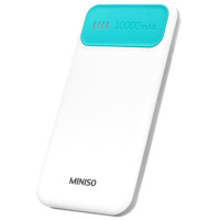 名创优品(miniso)充电宝10000毫安移动电源双USB口炫彩 便携 居家其它/送朋友/礼