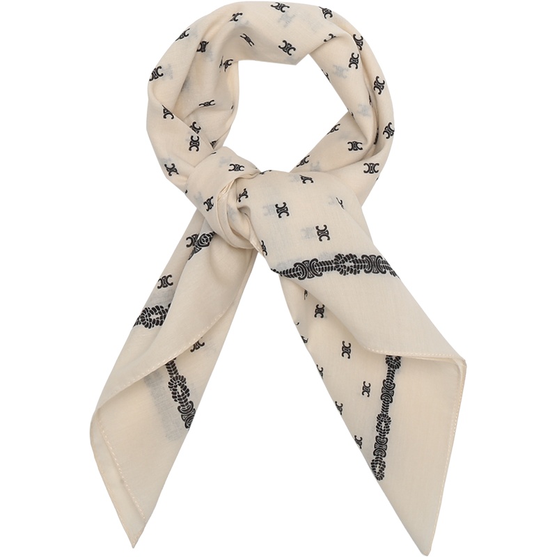 CELINE 赛琳 女士 棉质围巾方巾 2AWB6605M