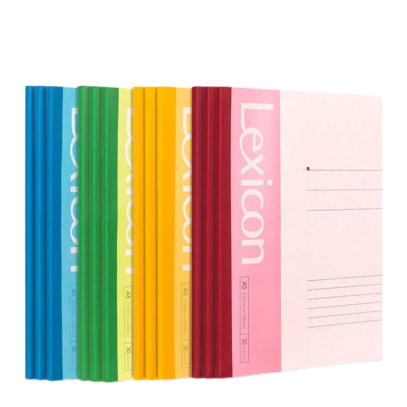 得力(deli)7650软面抄A5/30张无线装订软抄本笔记本 24本装