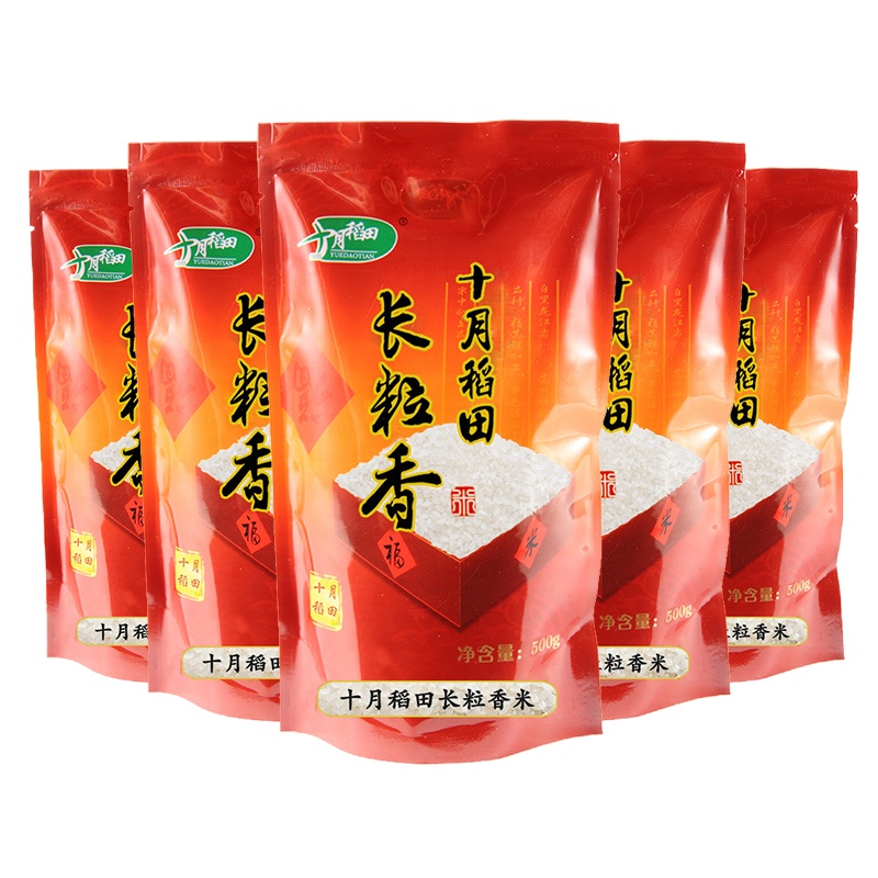 十月稻田 长粒香 东北大米 企业福利团购(500g*20袋).