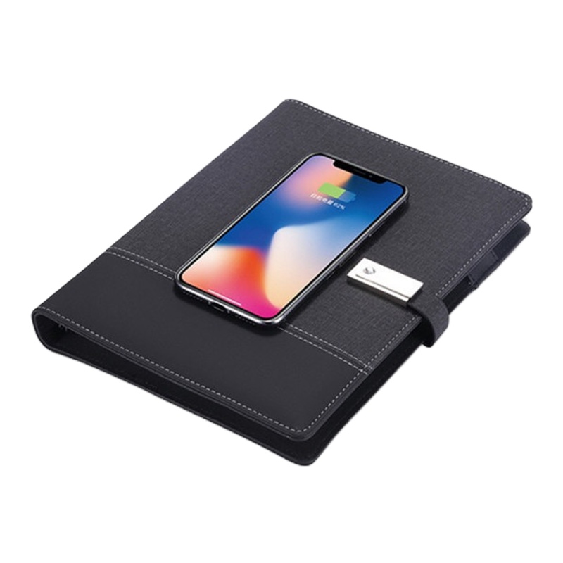 浅色智能馆 多功能笔记本C版 活页笔记本+8000mAh移动电源+16G U盘+多功能充电线 发货规则请见详情页