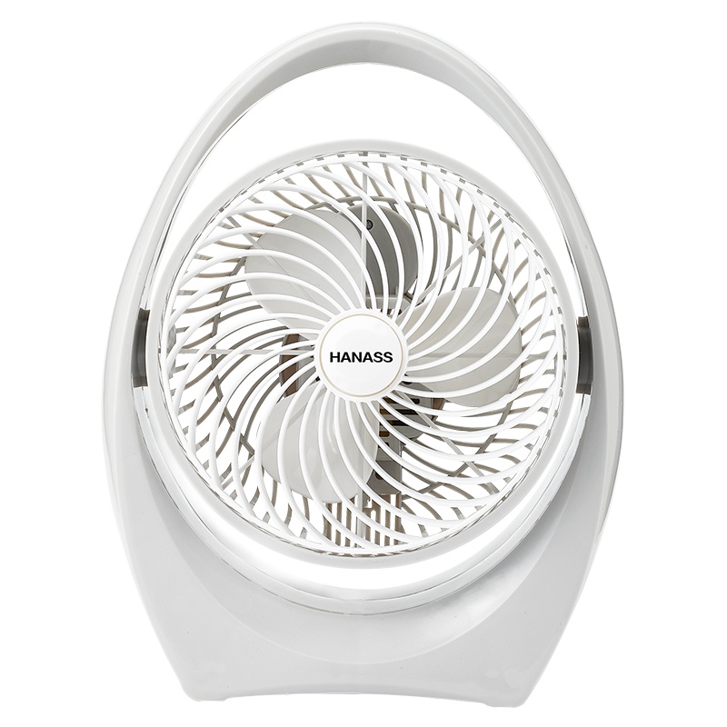 海纳斯(HANASS)电风扇M2-381 家用学生宿舍台扇转页扇家用自然风机械版小风扇