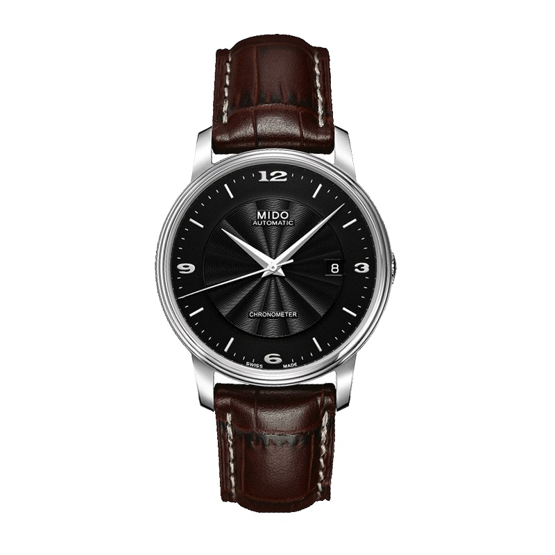 美度(MIDO)瑞士手表 贝伦赛丽系列自动机械表皮带男士手表M010.408.16.057.10