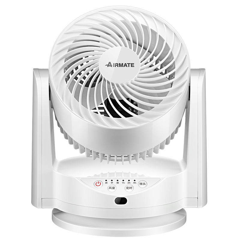 艾美特(Airmate) FB1562R 空气循环扇 家用遥控版4档摇头电风扇迷你 台式涡轮对流扇 落地电风扇