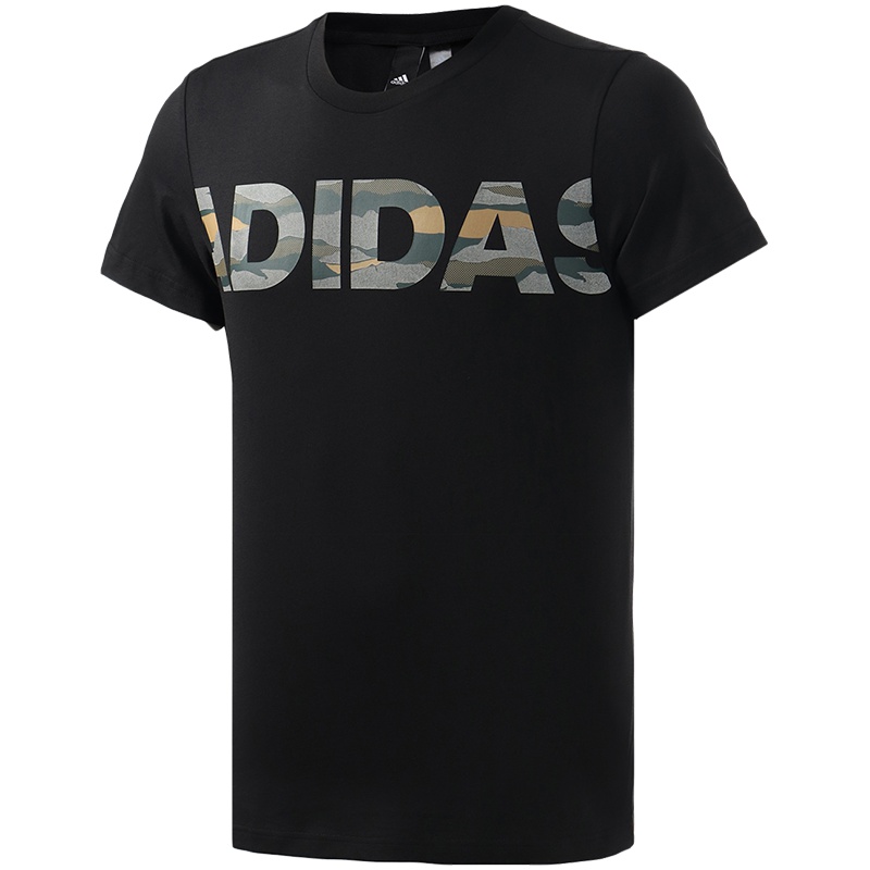 阿迪达斯男服装短袖T恤跑步训练运动休闲服装DZ1989