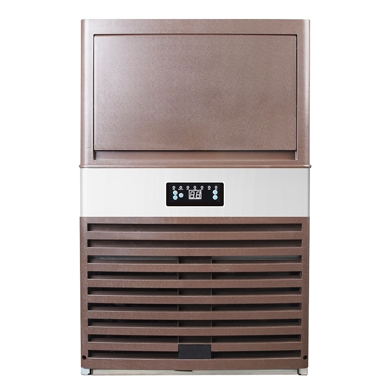 友田YOUTIAN制冰机大产量商用奶茶店小型酒吧KTV全自动方型冰块制造机BY-150PF70(落地式)