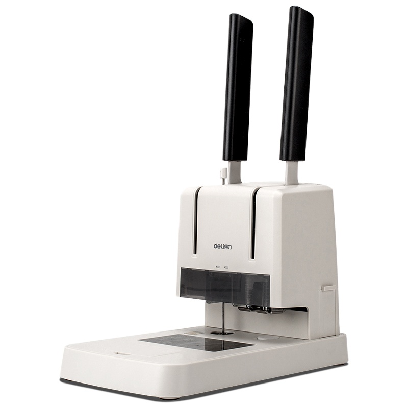 包邮得力deli3881财务凭证装订机 会计手动打孔 自动电动 热熔铆管打孔机