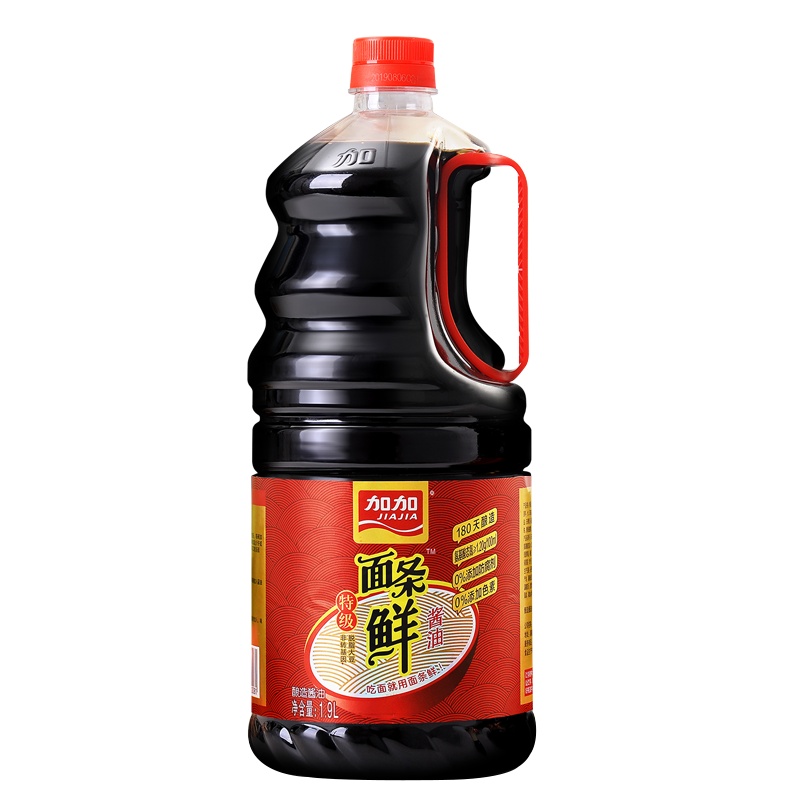 加加 面条鲜特级酱油1.9L 凉拌炒菜蘸食调味生抽酿造酱油