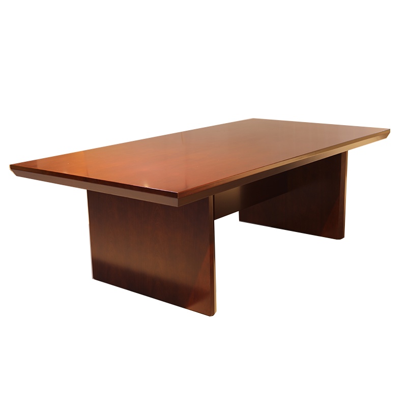 东港家具 DH-2489 办公家具 实木会议桌 现代中式 油漆漆面多人办公桌 商务洽谈桌 可定制