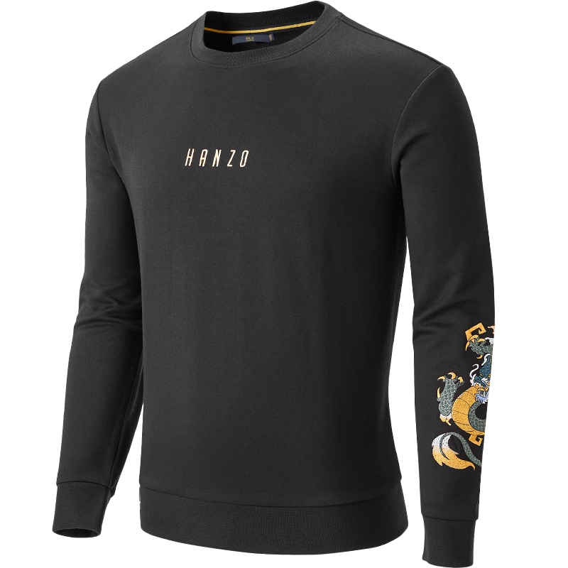 HLA海澜之家暴雪娱乐合作系列2019秋季守望先锋半藏款卫衣男HNZWJ3R204D