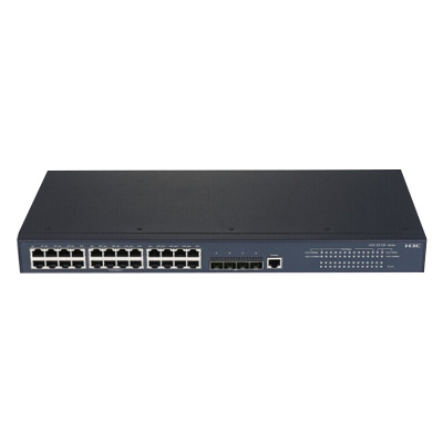华三(H3C) LS-5130S-28S-SI 24口全千兆三层网管企业级网络汇聚交换机 万兆上行