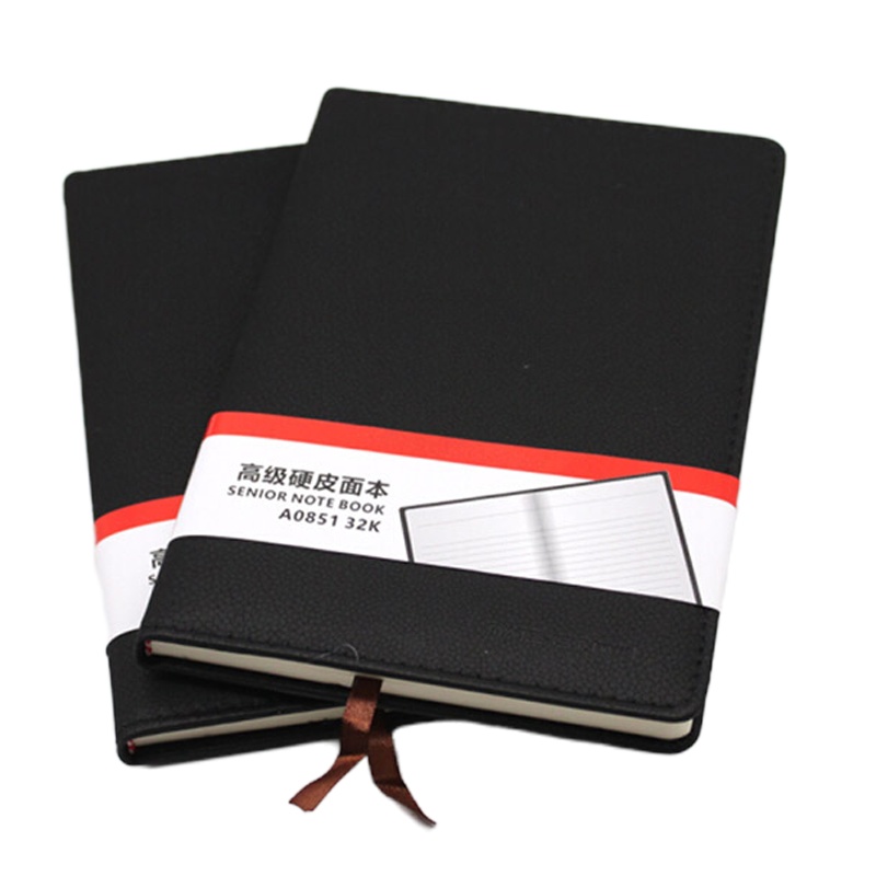 笔记本 办公记事本 笔记本子32K 96页 商务硬皮面本A0851