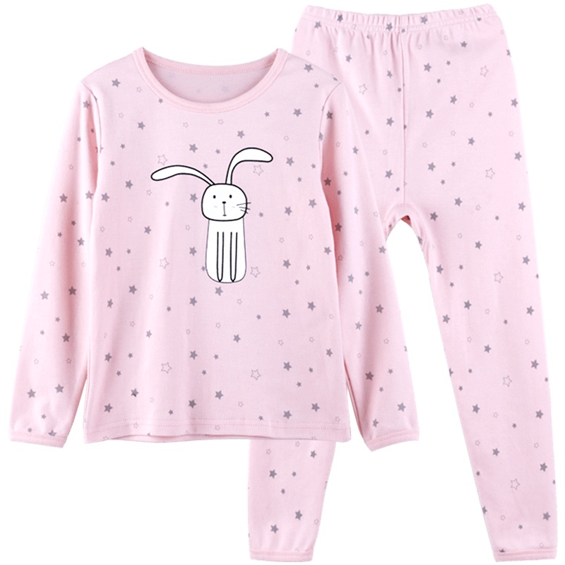 小红豆童装儿童内衣套装纯棉精梳棉男童女童秋衣秋裤中大童宝宝睡衣棉毛衫