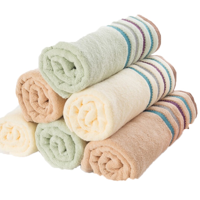 洁玉毛巾 吸水速干柔软亲肤加厚洗脸巾33*70cm 素色系列礼盒 两条装