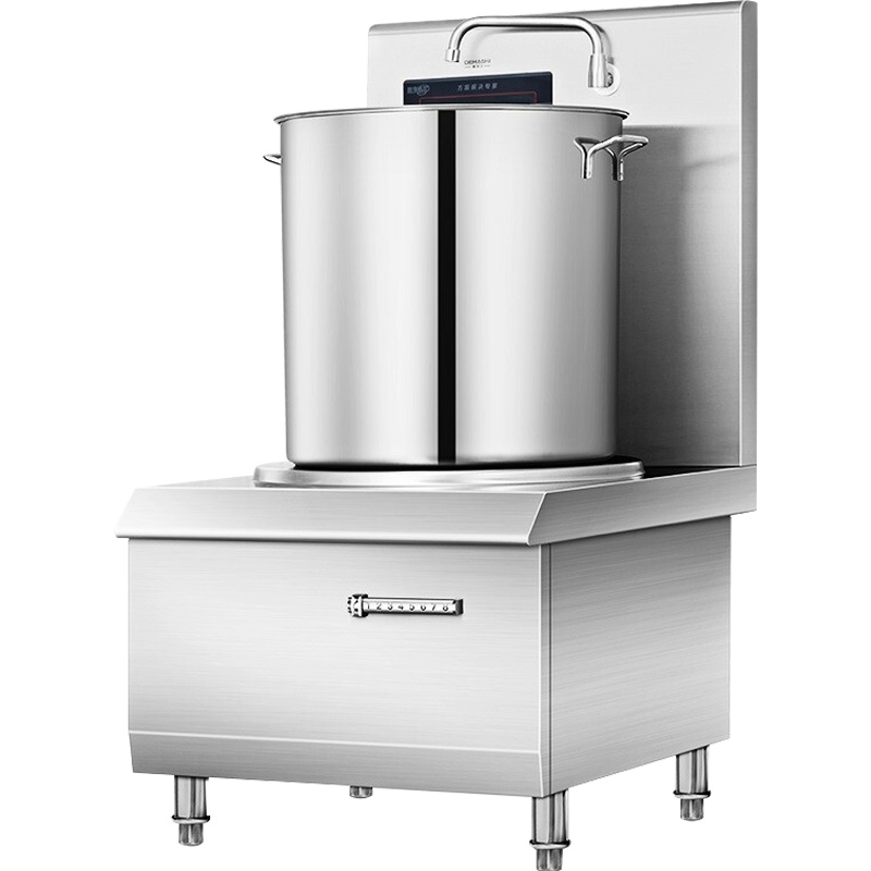 德玛仕(DEMASHI)高背汤炉 商用电磁炉15kw大功率 酒店厨房猛火单头高汤炉 HW-TL15C-02(304材质)