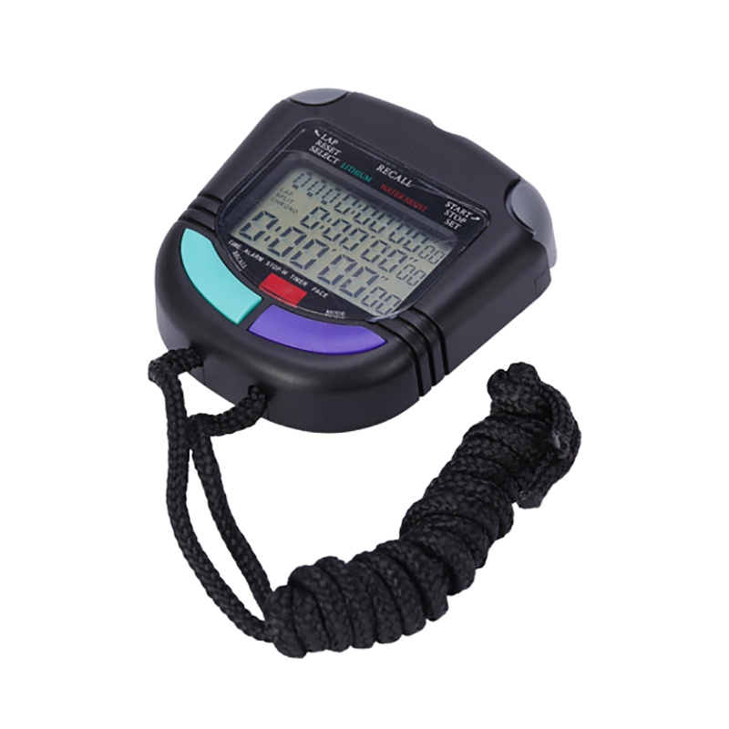 金雀牌 电子秒表 JD-3BII 60时段记忆运动计时训练