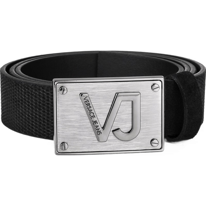 Versace JEANS 范思哲 男士皮革板扣式腰带皮带 D8YTBF10 77243