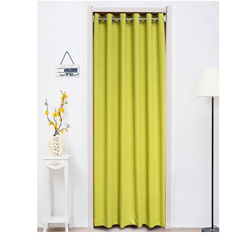 中锐智采 母婴室帘子 挂帘玄关走廊卫生间卧室纯色风水帘 门帘隔断 现代简约 单个装