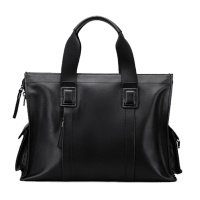 法兰穆勒(FALAN MULE)新款男士单肩包 商务休闲头层牛皮公文包 潮男手提包