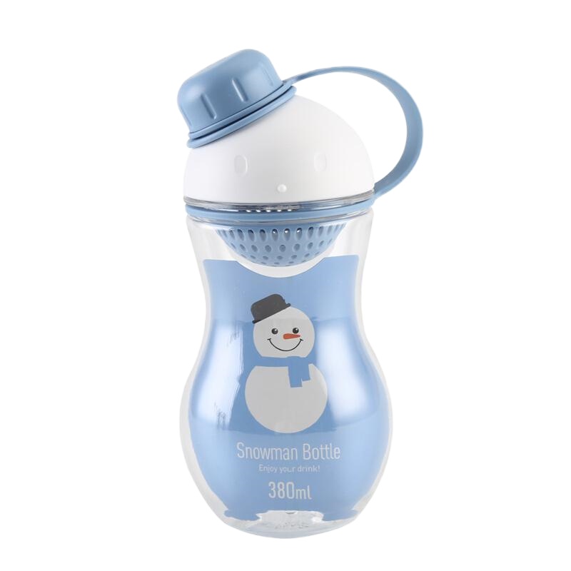 乐扣乐扣 HLC676 卡通水果杯 茶杯带茶隔 雪人杯 380ml(一个装)可定制