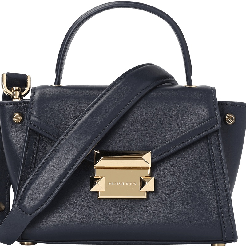 MICHAEL KORS 迈克高仕 女包 斜挎包 Whitney 口盖包迷你 锁扣光面皮30T8GXIM1L