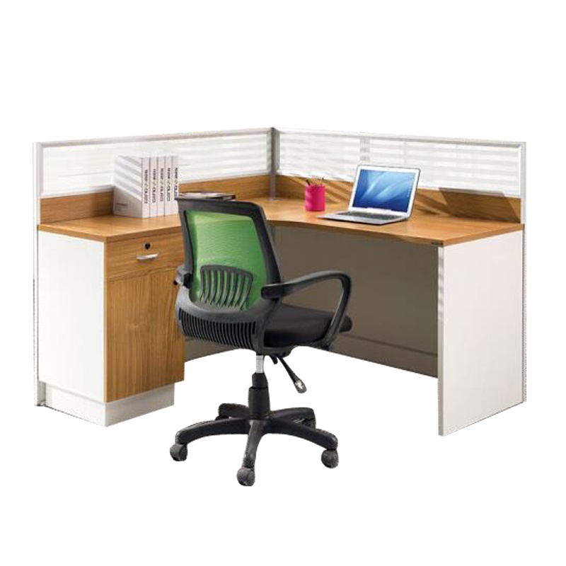 瑞丰杰 1.4米办公桌电脑桌隔断职员桌现代简约组合办公桌 1400X1400X1200mm RJ-D033