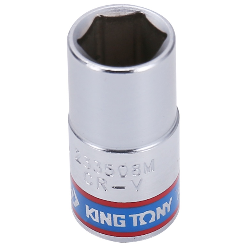 藍帶 1/4"DR.手动标准六角套筒 233508M