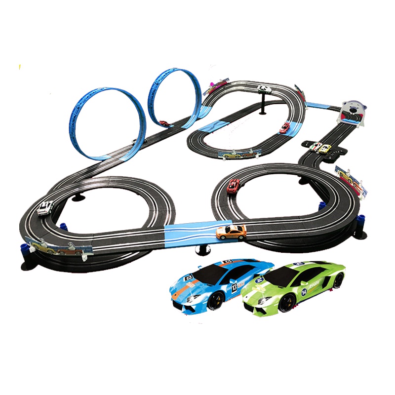 agm音速风暴儿童玩具车电动轨道车火车男孩汽车遥控轨道大型赛车DTR-05音速风暴迷你5号