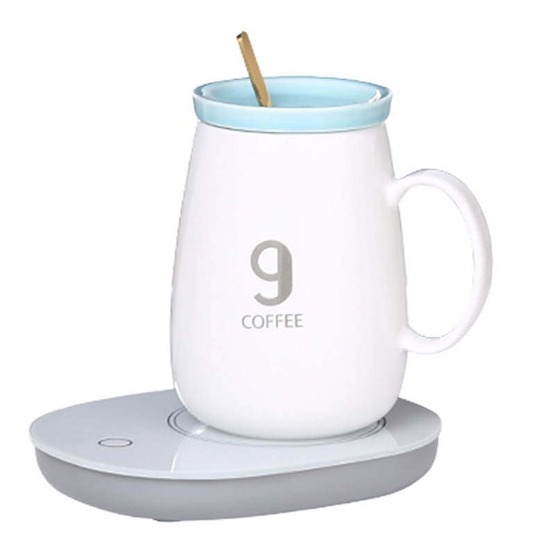 鲁运 55度水杯 恒温杯 杯垫+杯子