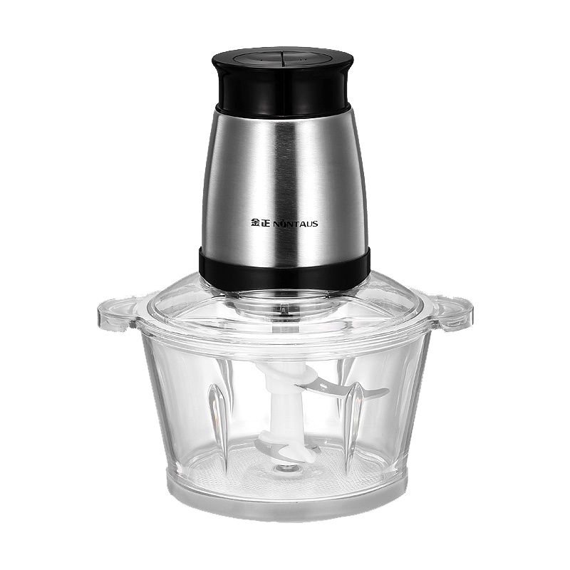金正(NiNTAUS)绞肉机家用JZM-JR217 钢轴双刀 快慢双档 1.8L 碎肉机剁椒碎菜机料理机