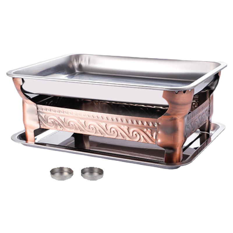 烤鱼炉家用不锈钢烤鱼架餐厅烤鱼盘诸葛烤鱼炉酒精木炭海鲜大咖盘 诸葛45x35cm(炉架+烤盘+水盘)酒精木炭两用