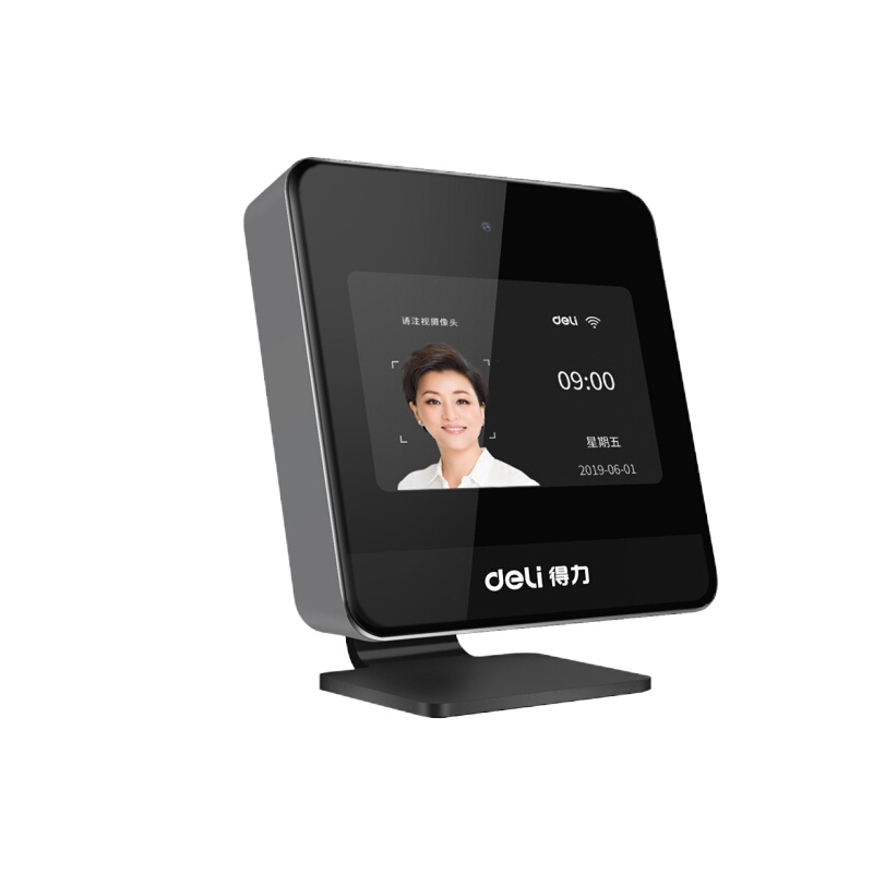 得力(deli)DL-D6智能企业云考勤机 多人脸口罩识别签到机 无接触手机考勤wifi联网打卡 考勤数据接口定制