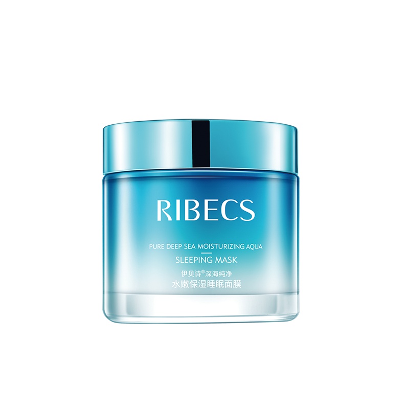 伊贝诗RIBEC 深海纯净水嫩保湿睡眠面膜120g